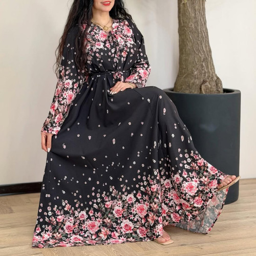 پیراهن زنانه الیزه سوپر کلوش طرح بیتا