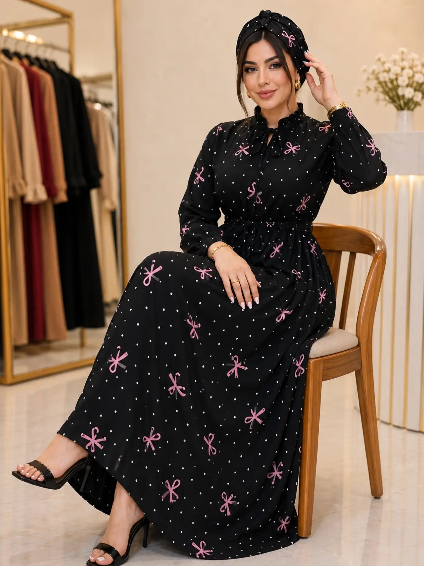 پیراهن زنانه فلور بوگاتی طرح پروانه