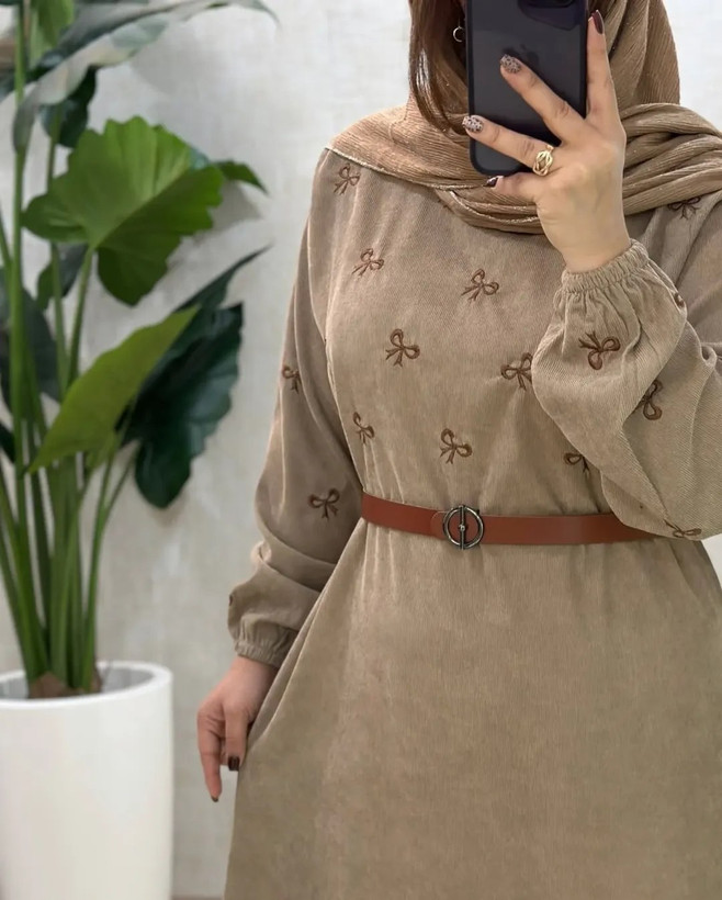 مانتوزنانه کبریتی طرح پاپیون