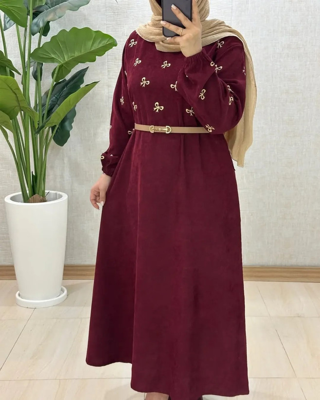 مانتوزنانه کبریتی طرح پاپیون