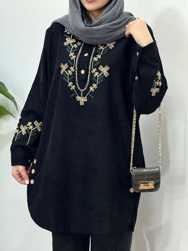 شومیز زنانه و دخترانه مخمل طرح کبریتی